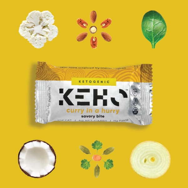 Bars KEHO Savory (GF LS K) - Curry in a Hurry - Food