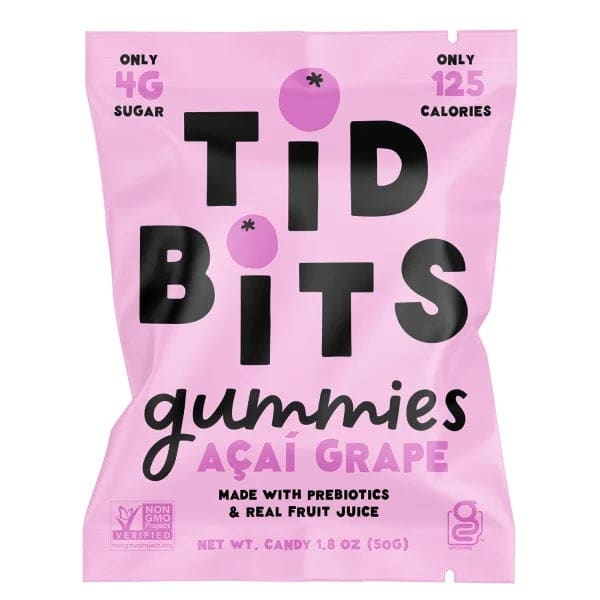 Gummies Tidbit Low Added Sugar (GF LS) - Grape