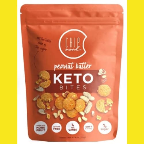 F - Keto Sweet Cookie Bites (Chip Monk) - Peanut Butter