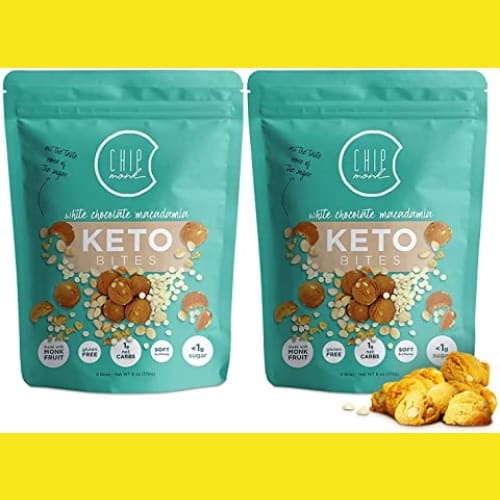 F - Keto Sweet Cookie Bites (Chip Monk) - White Chocolate