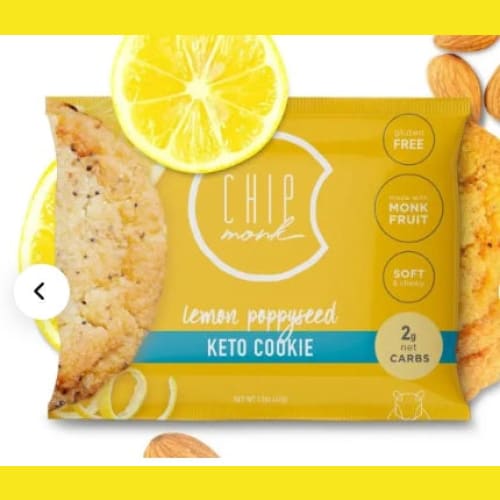 F - Soft Keto Cookie (ChipMonk) - Lemon Poppyseed