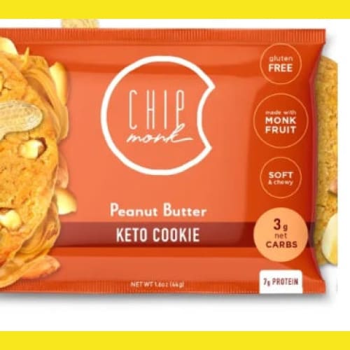 F - Soft Keto Cookie (ChipMonk) - Peanut Butter