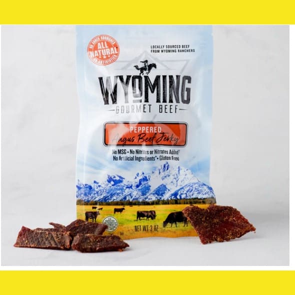 Wyoming Gourmet Angus Beef Jerky - Peppered