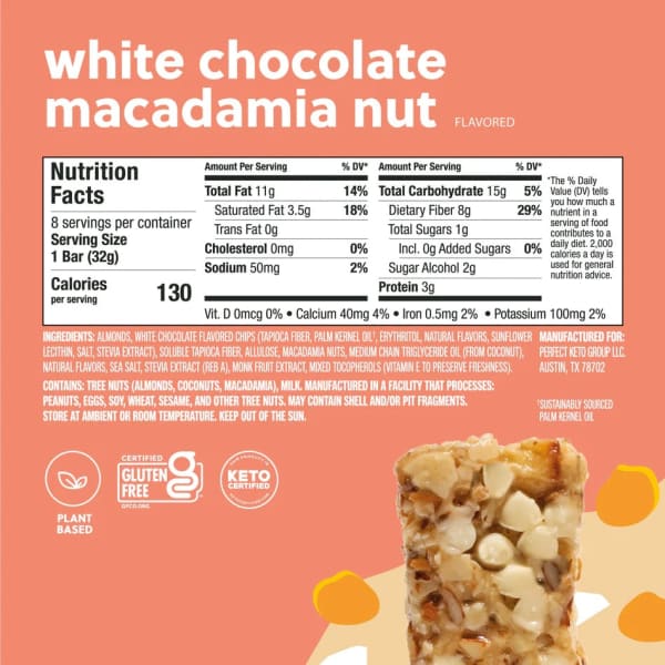 Coconut Chocolate Macadamia Nut Peanut Soft Keto Bars -