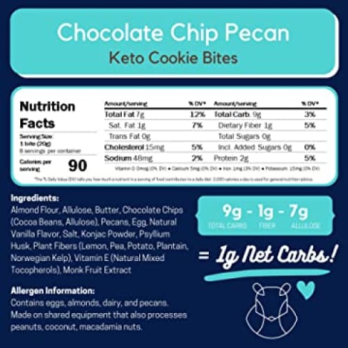 F - Keto Sweet Cookie Bites (Chip Monk)