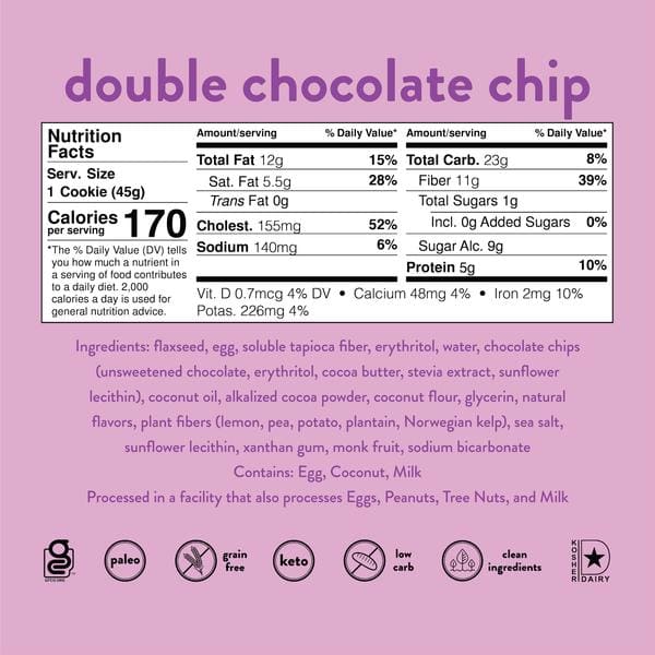 F-Protein Cookie 6g Protein Soft Keto Cakes and Cookies (1g