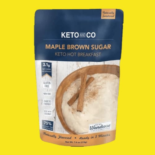 F-Protein Meals Keto & CO Hot KETO Cereals - Maple Brown