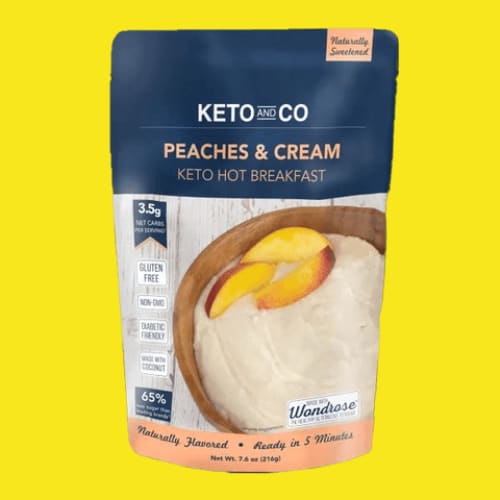 F-Protein Meals Keto & CO Hot KETO Cereals - Peaches
