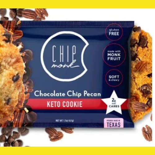 F - Soft Keto Cookie (ChipMonk) - Chocolate Chip Pecan