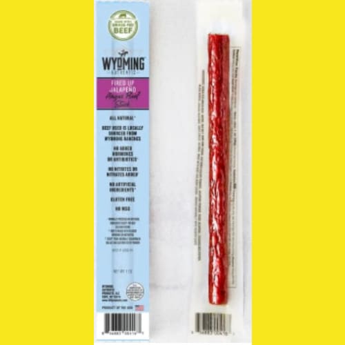 Wyoming Gourmet Angus Beef Sticks - Fired Up Jalapeno